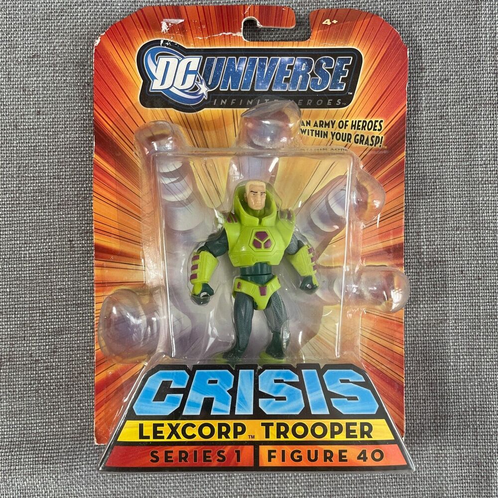 DC Universe Crisis Infinite Heroes Lexcorp Trooper Action Figure 40 2008